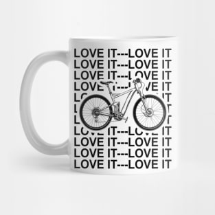 Love Cycling Tee Bicycle Lover Mug